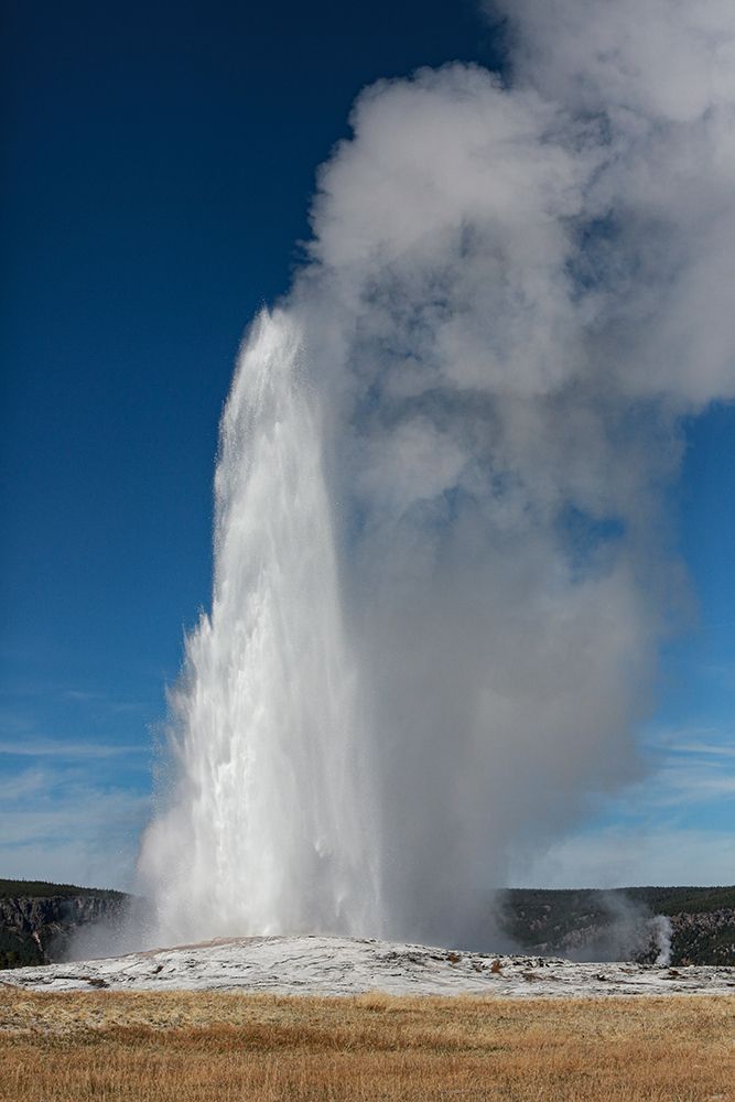 Yellowstone National Park-USA-Old Faithful art print by Jolly Sienda for $57.95 CAD