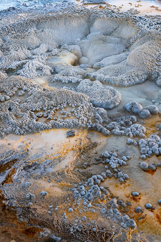 USA-Wyoming. Abstract geothermal feature-Anemone Geyser-Yellowstone National Park. art print by Judith Zimmerman for $57.95 CAD
