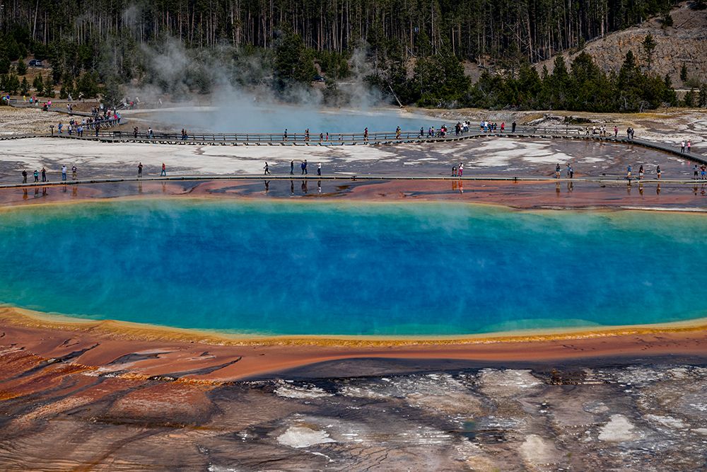 The Prismatic Spring is known for its incredible blueish color. art print by Larry Richardson for $57.95 CAD
