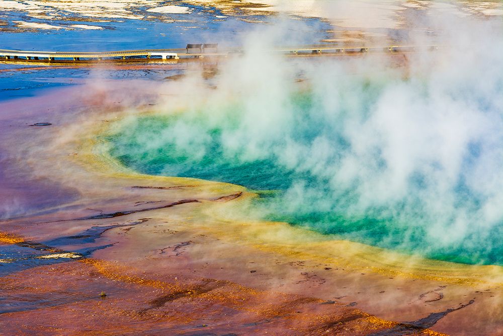 Grand Prismatic Spring-Yellowstone National Park-Wyoming-USA art print by Russ Bishop for $57.95 CAD