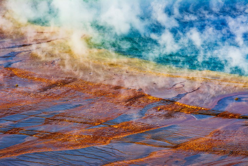 Grand Prismatic Spring-Yellowstone National Park-Wyoming-USA art print by Russ Bishop for $57.95 CAD