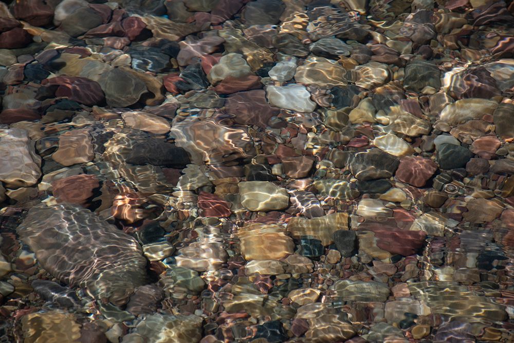 Rocks under water-Lakeshore Trail-Colter Bay-Grand Tetons National Park-Wyoming-USA art print by Roddy Scheer for $57.95 CAD