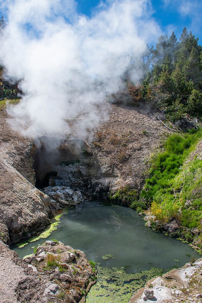 Mud Volcano-Yellowstone National Park-Wyoming-USA art print by Roddy Scheer for $57.95 CAD
