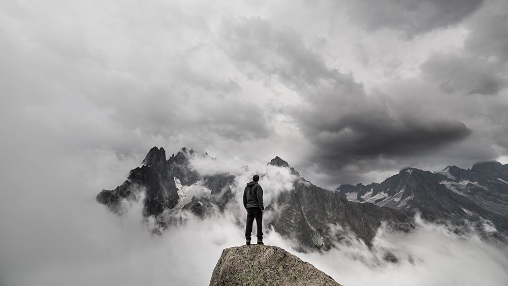 In The Clouds art print by Michal for $57.95 CAD