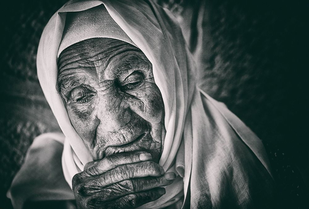 Worried art print by Rami Al Adwan for $57.95 CAD