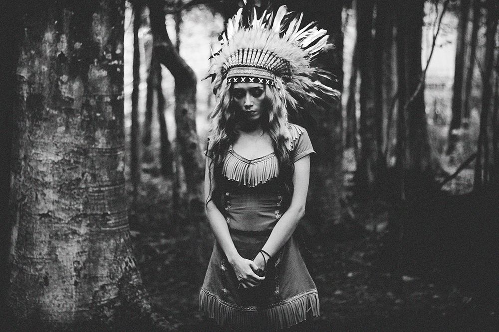 Black And White Mood In The Forest art print by Bagasphotowork for $57.95 CAD