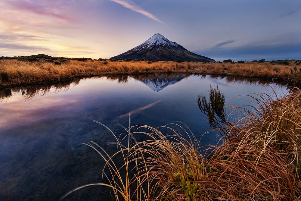 Mount Taranaki: Morning Breeze art print by Yan Zhang for $57.95 CAD