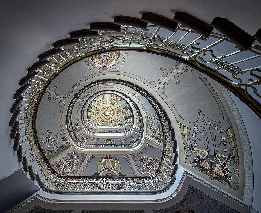 Art Nouveau in Riga art print by Renate Reichert for $57.95 CAD