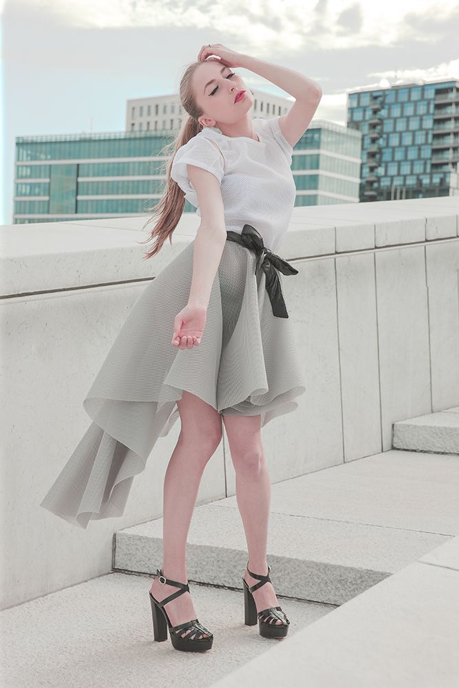 Rooftop Fashion Mood. art print by Kristiano for $57.95 CAD