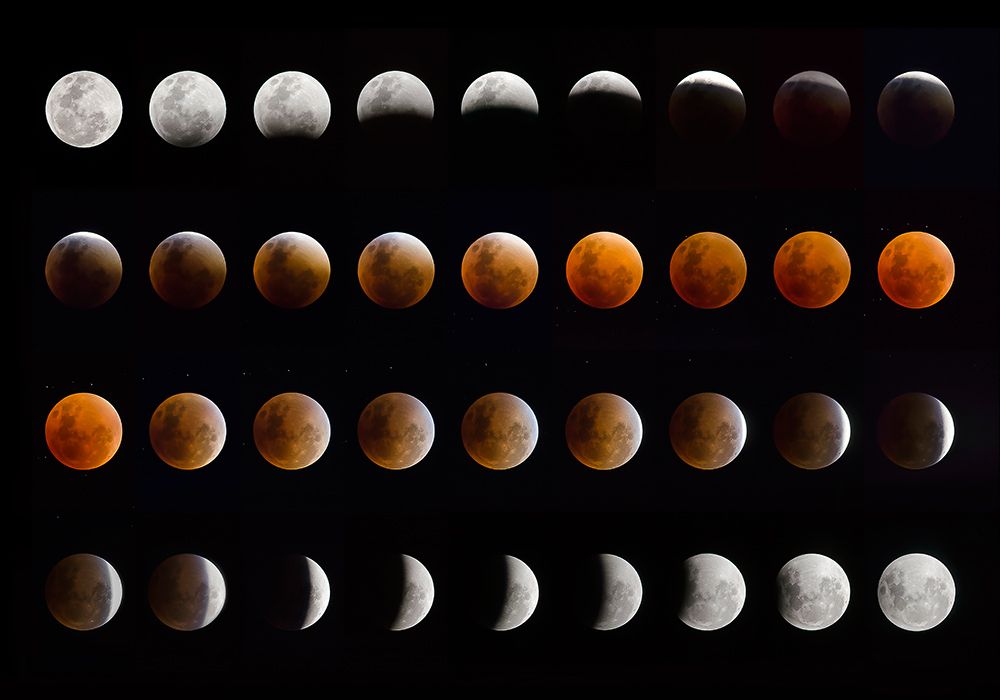Lunar Eclipse art print by Chechi Peinado for $57.95 CAD