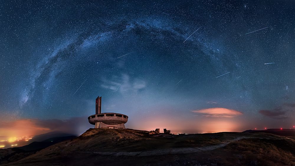 Perseids Over Buzludzha art print by Ruslan Asanov for $57.95 CAD