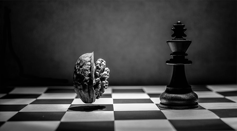 Walnut Brain Chess King art print by RagipT for $57.95 CAD