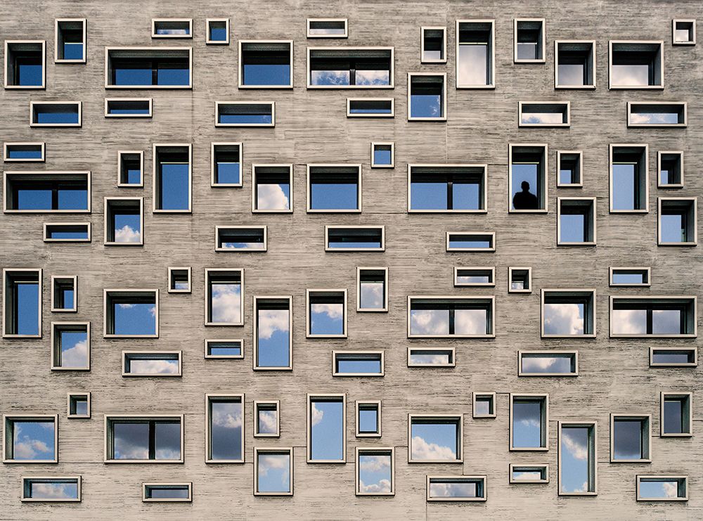 68 windows and 1 soul art print by Luc Vangindertael for $57.95 CAD