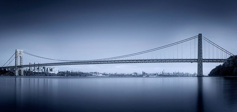 George Washington Bridge art print by Menghuailin for $57.95 CAD