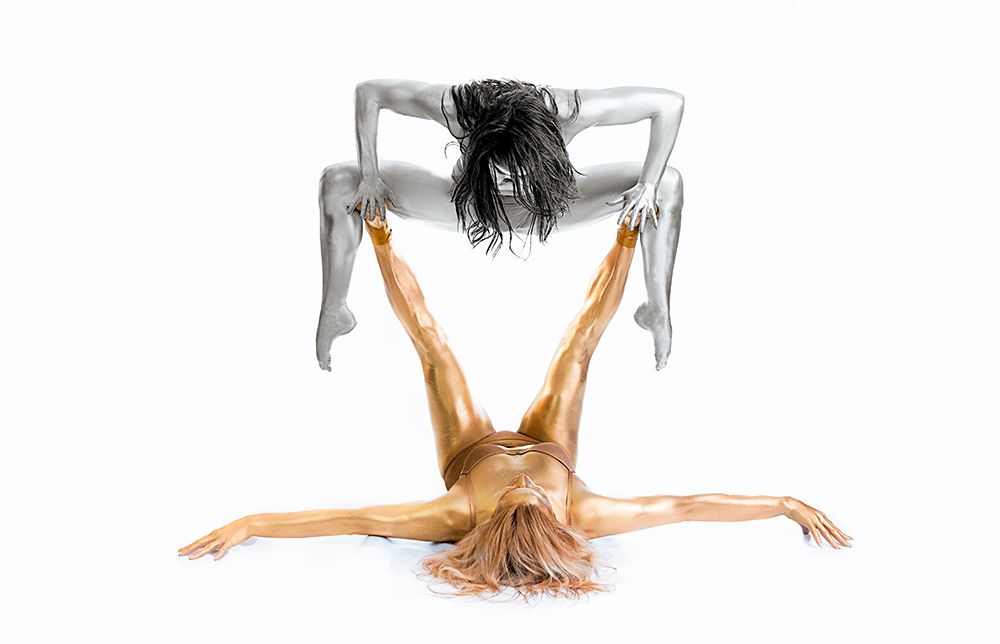 Silver On Gold - Gymnast Series art print by Howard Ashton-Jones for $57.95 CAD