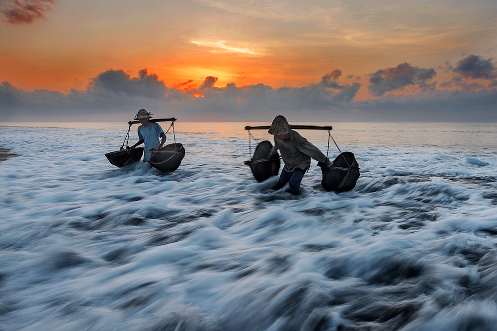 Collecting Seawater art print by Pradeep Raja for $57.95 CAD