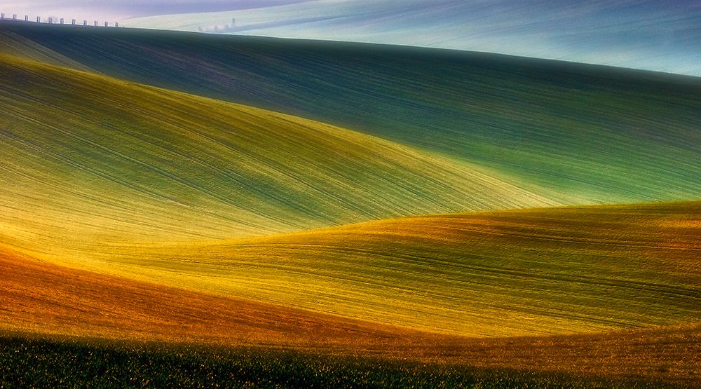 Spring Fields art print by Piotr Krol for $57.95 CAD