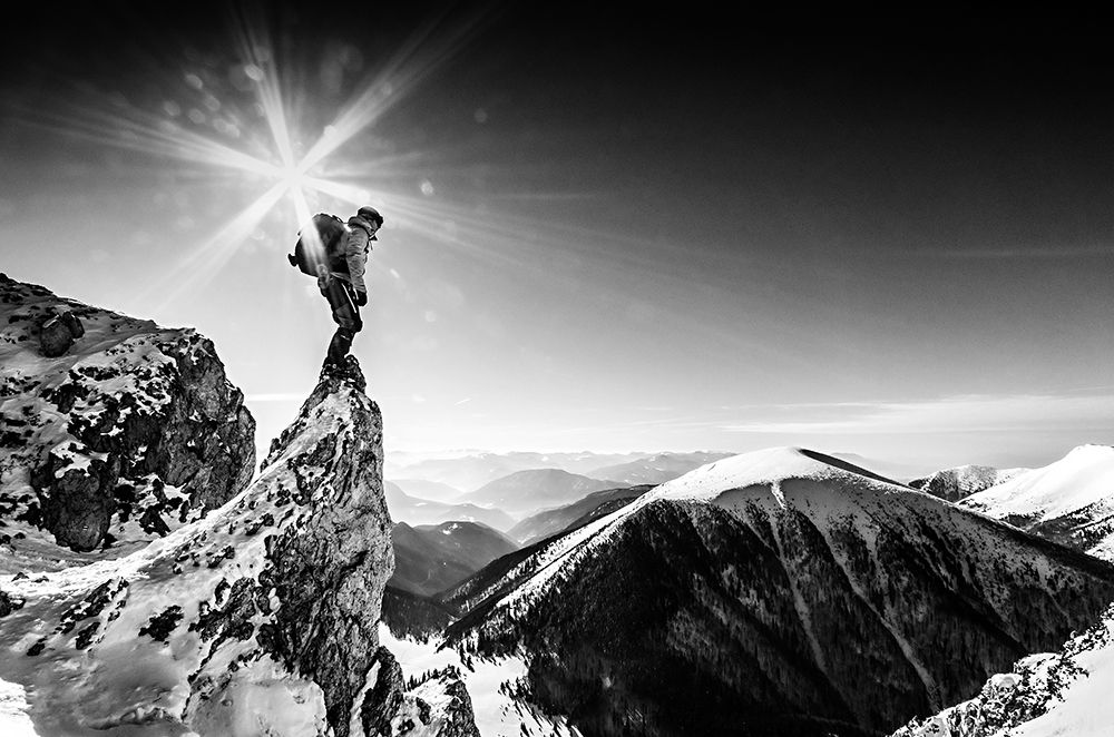 Life At The Top art print by Marian Krivosik for $57.95 CAD