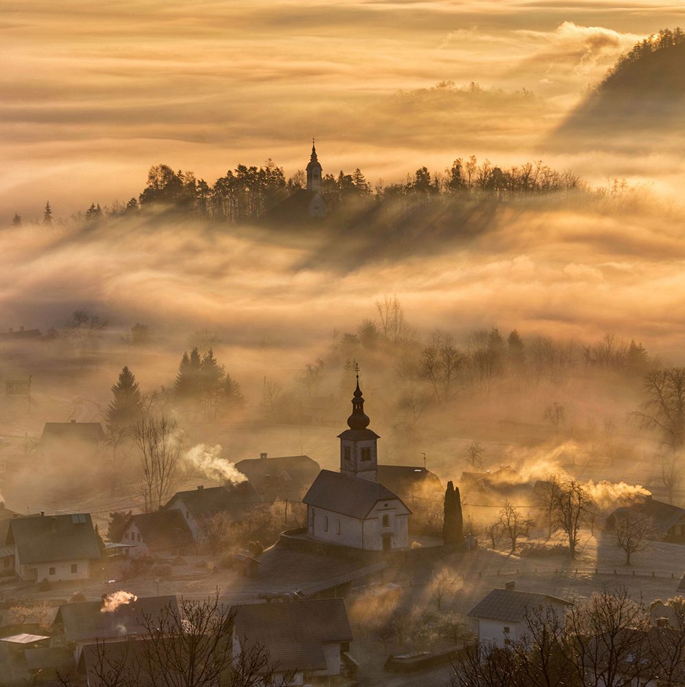 Misty morning art print by Ales Krivec for $57.95 CAD