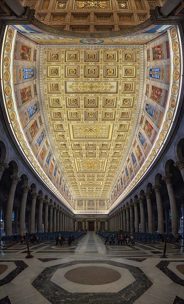 Basilica San Paolo fuori le mura, Roma. art print by Massimo Cuomo for $57.95 CAD