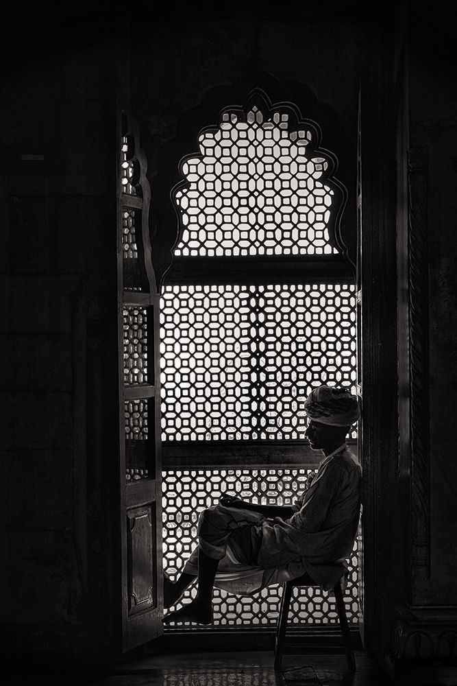 The sleepy guard art print by Lidia Vanhamme for $57.95 CAD