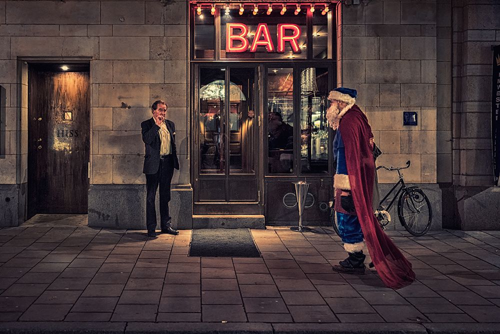 Supersanta art print by Martin Johansson for $57.95 CAD