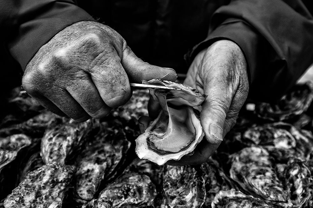 Lostreiculteur Q Oyster Farmerq art print by Manu Allicot for $57.95 CAD