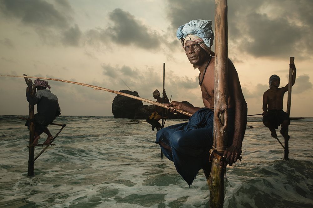 The Stilt Fisherman. art print by Giacomo Bruno for $57.95 CAD
