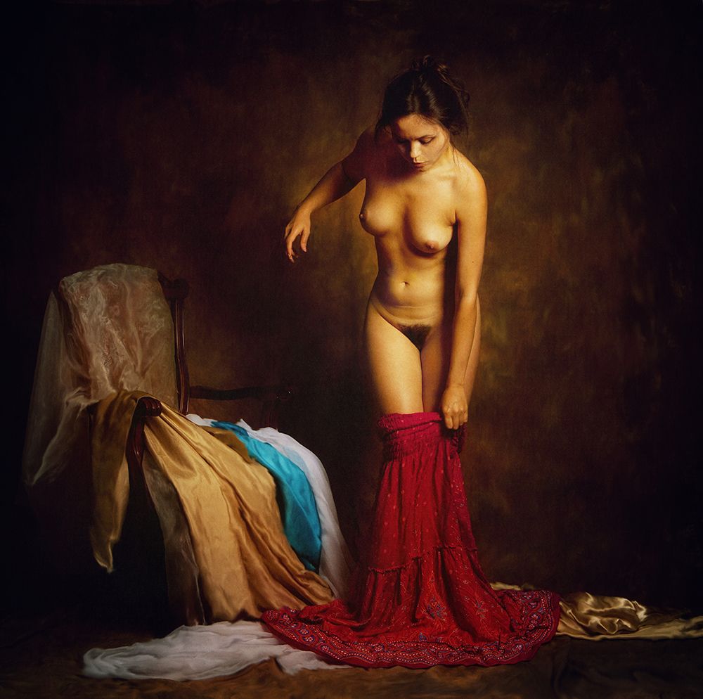 Maris undressing art print by Zachar Rise for $57.95 CAD