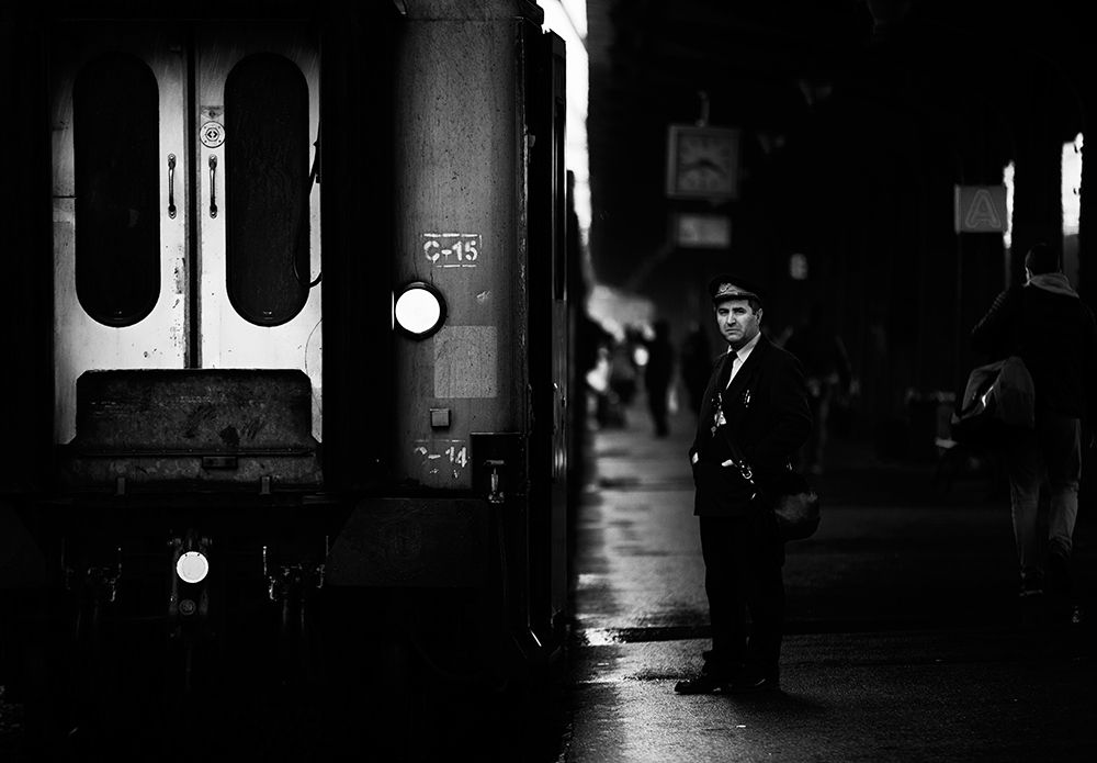 Bucharest North railway station art print by Julien Oncete for $57.95 CAD