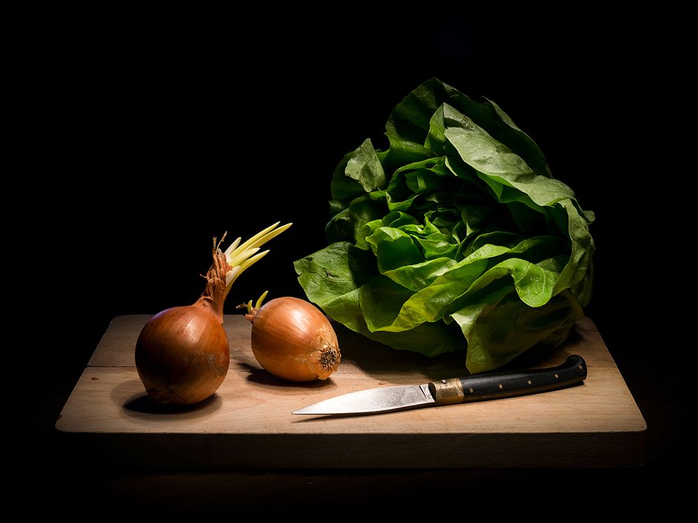 onions and lettuce art print by Antonio Zoccarato for $57.95 CAD