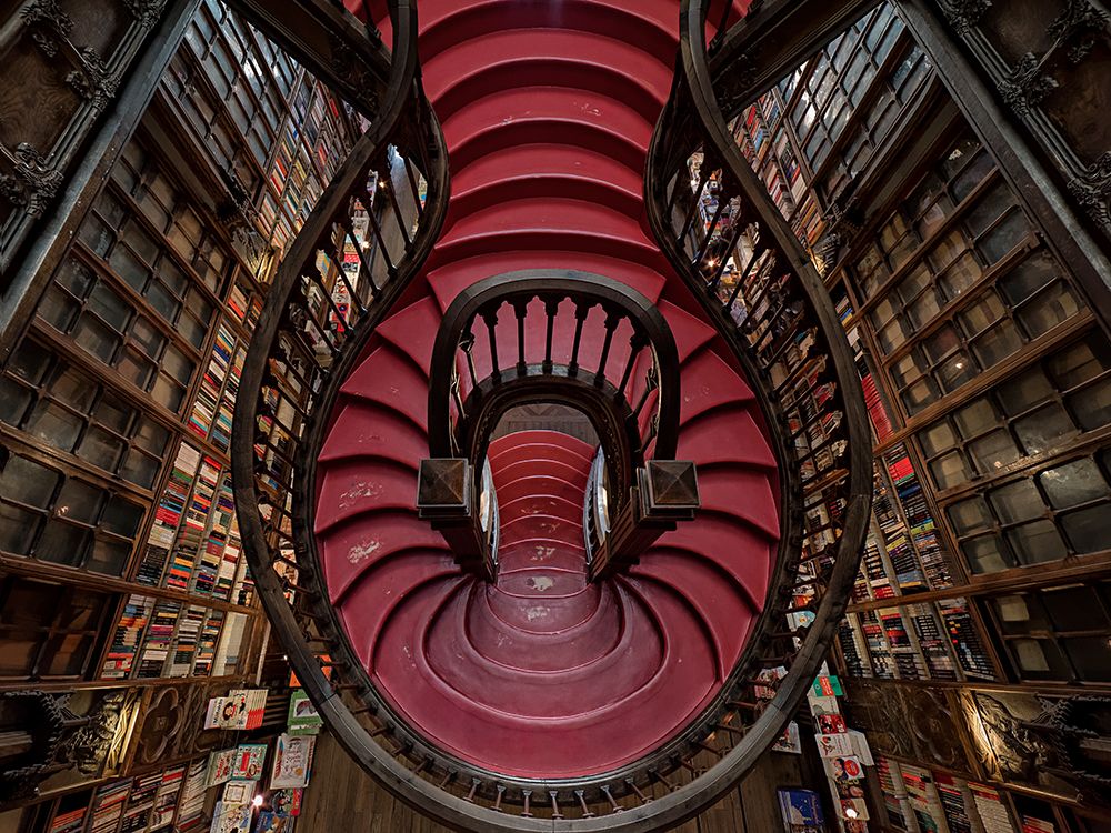Livraria Lello art print by Carlos for $57.95 CAD