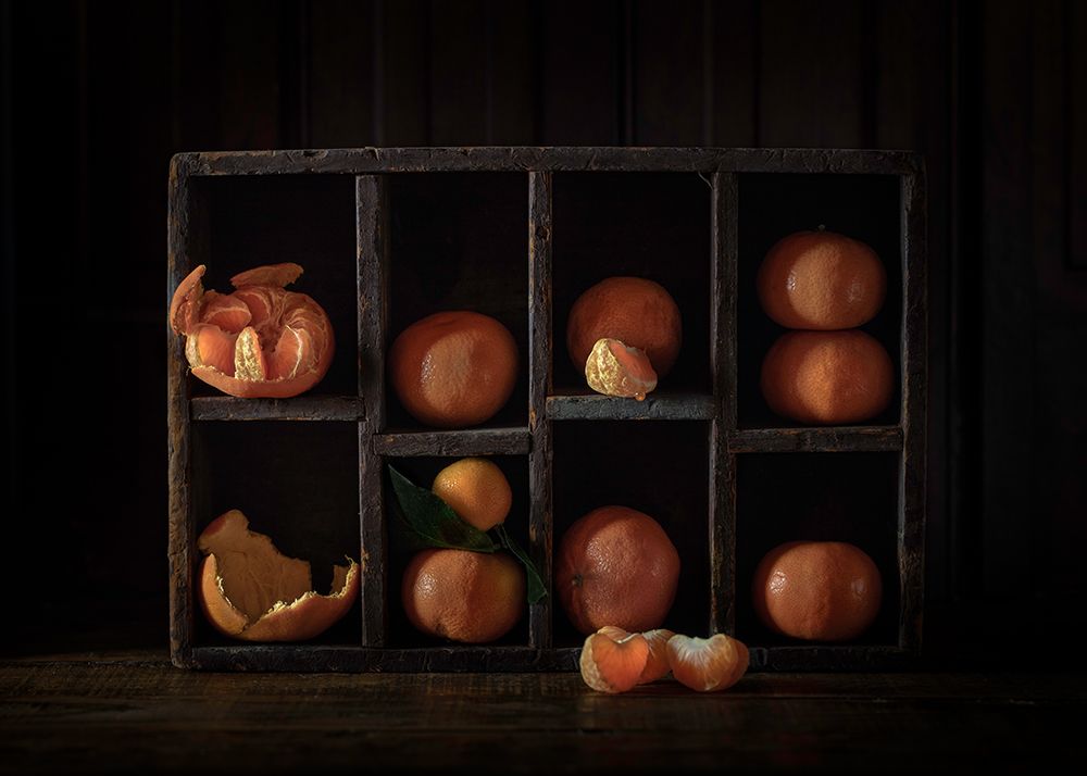 Still Life With Oranges art print by Heather Bonadio for $57.95 CAD