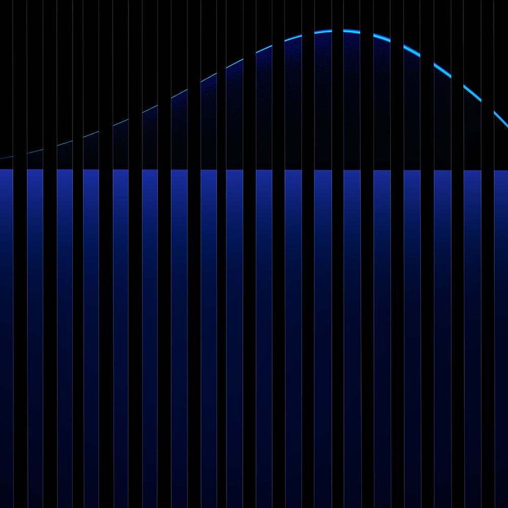 blue piano art print by Gilbert Claes for $57.95 CAD