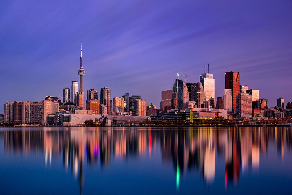 Toronto Sunrise art print by Jason Crockett for $57.95 CAD