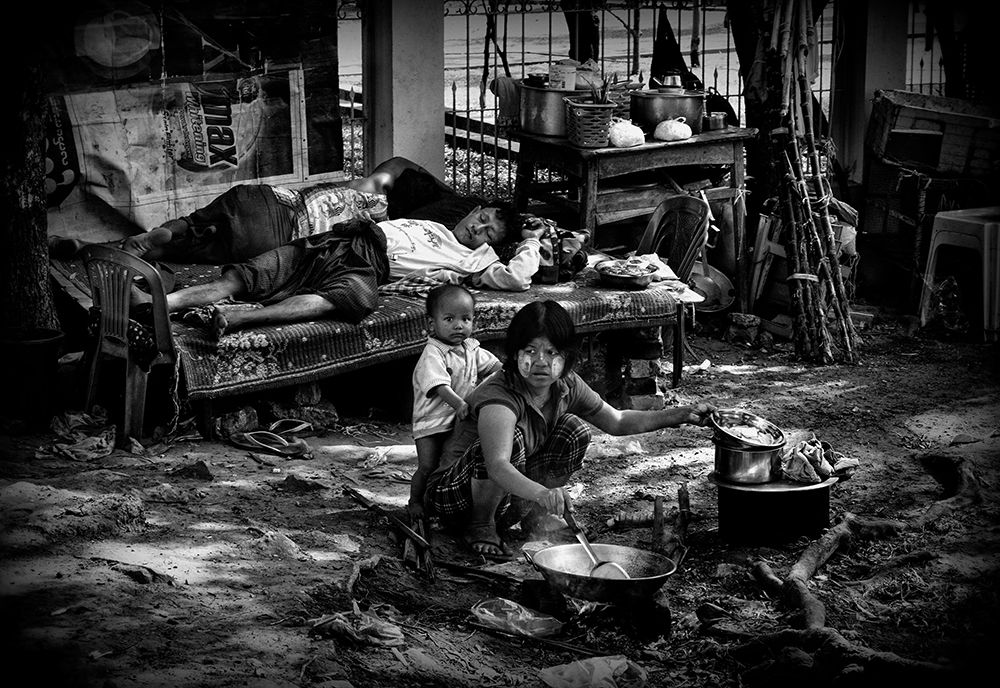 In The Streets Of Yangon (Myanmar) art print by Joxe Inazio Kuesta for $57.95 CAD