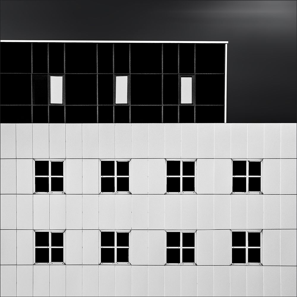 white vs black art print by Gilbert Claes for $57.95 CAD