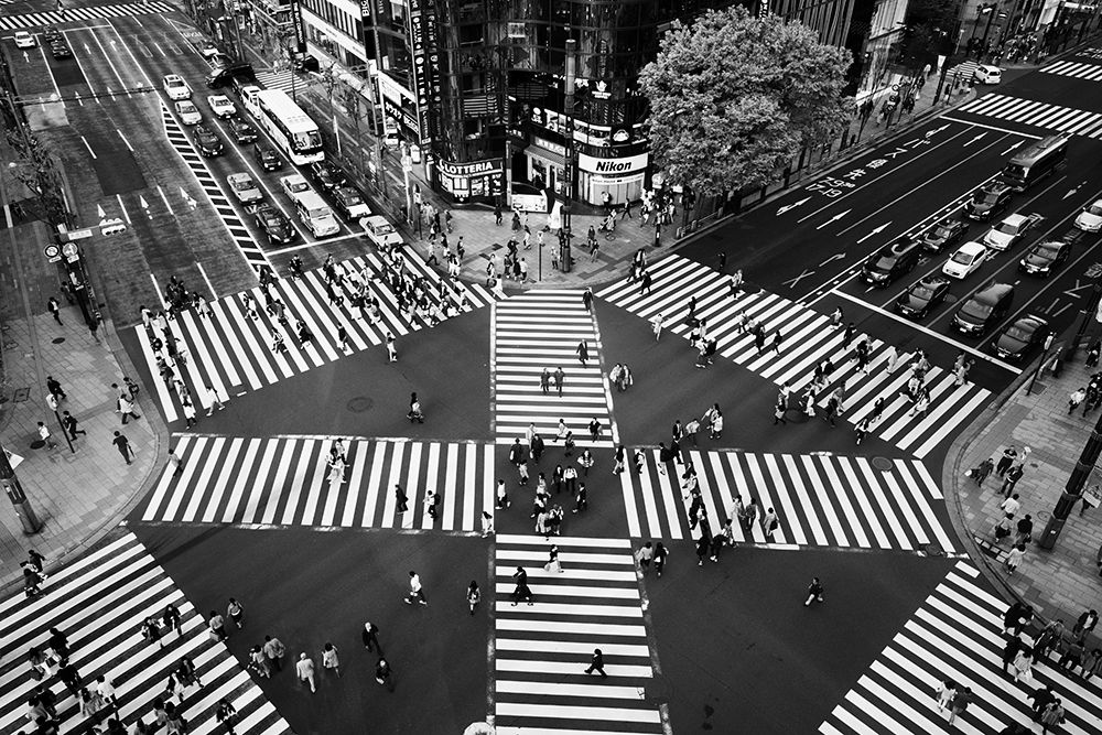 Ginza art print by Shigehiro Ono for $57.95 CAD
