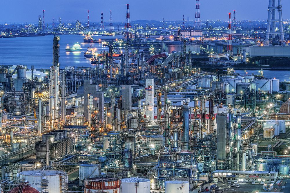 Coastal Industrial Area art print by Kobayashi Tetsurou for $57.95 CAD