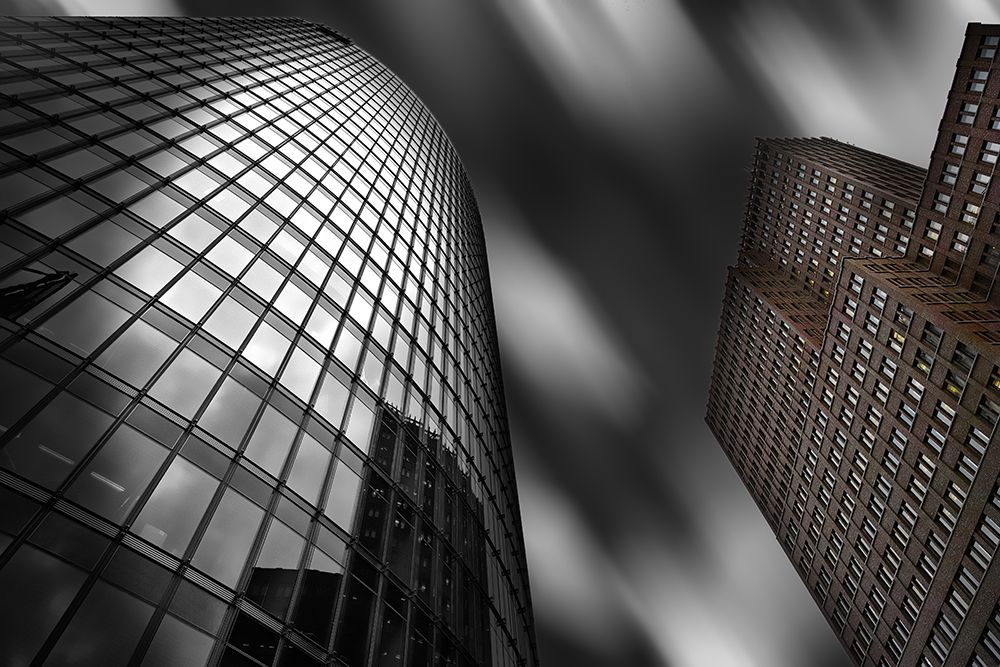 Bahn Tower and Kollhoff-Tower art print by Rolf Mauer for $57.95 CAD
