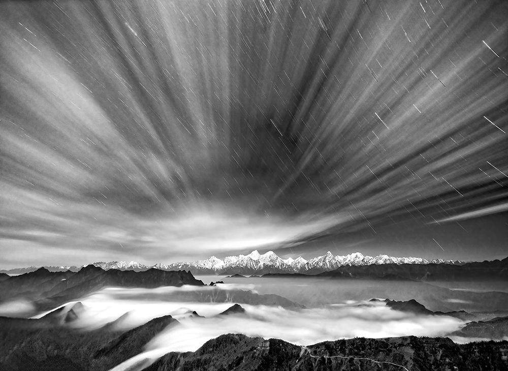 Clouds and Stars art print by Hua Zhu for $57.95 CAD