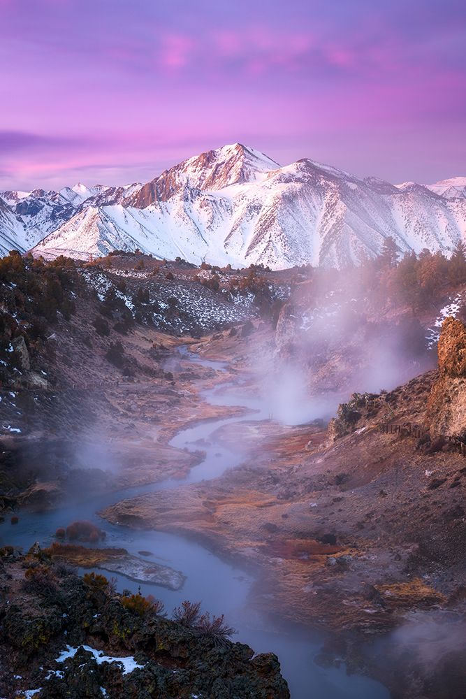 Pink Eastern Sierra art print by Daniel Gastager for $57.95 CAD