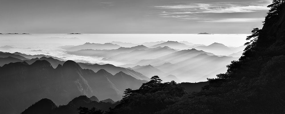 Sanqing Mountain Sunrise art print by Mei Xu for $57.95 CAD