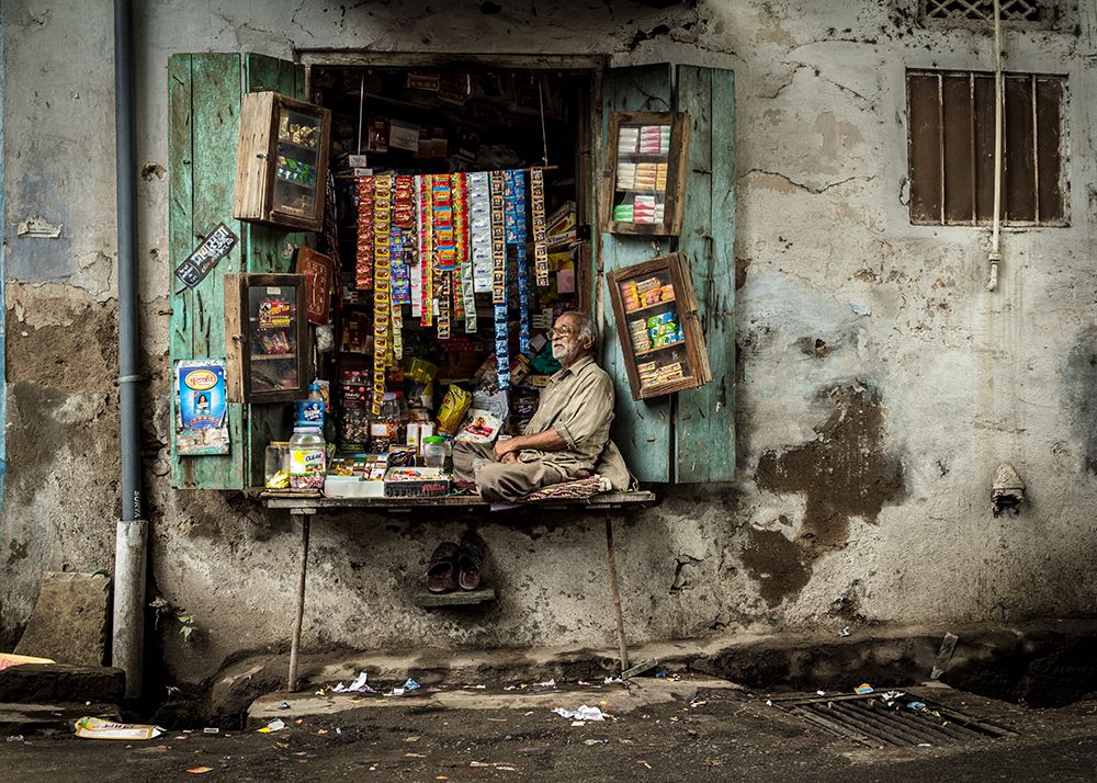 The bazar art print by Marco Tagliarino for $57.95 CAD