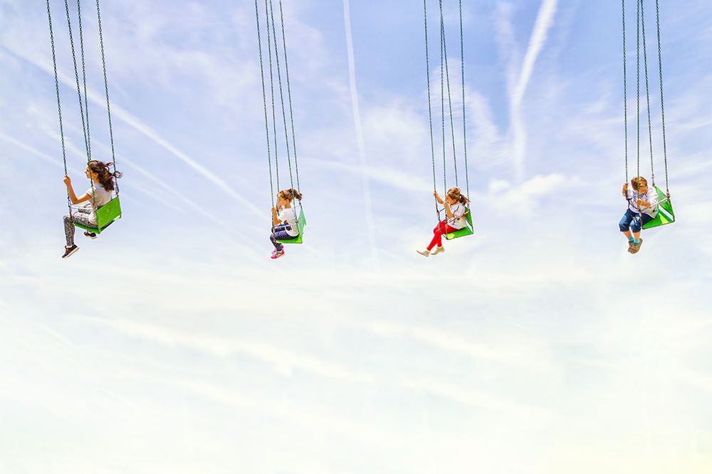 Heads In The Clouds! art print by Marius Cinteza for $57.95 CAD