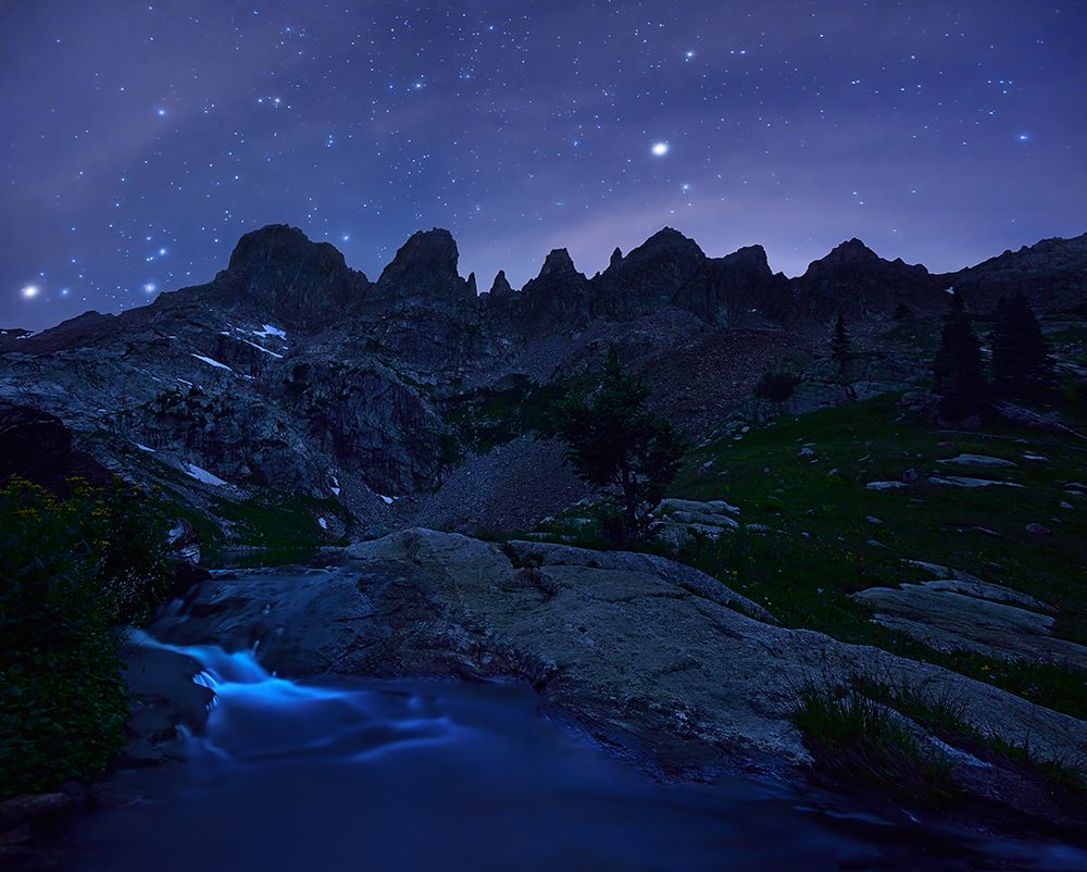 Sleepless Under Zodiac Ridge art print by Mei Xu for $57.95 CAD