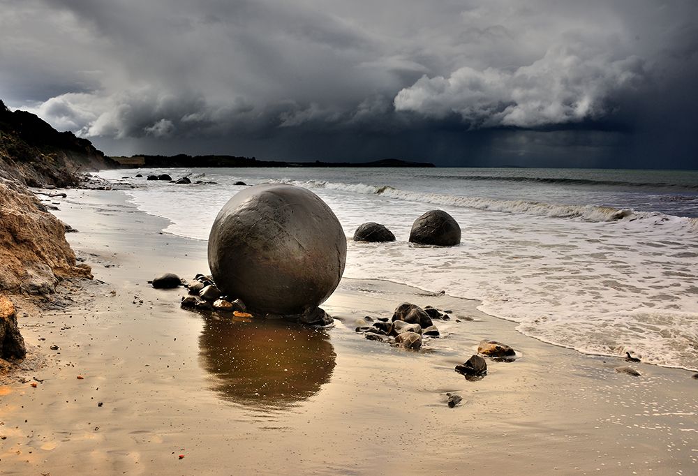 Moeraki Round Boulders art print by Yair Tzur for $57.95 CAD