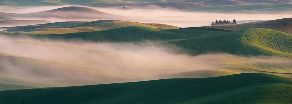Dream Land In Morning Mist-2 art print by Austin Li for $57.95 CAD