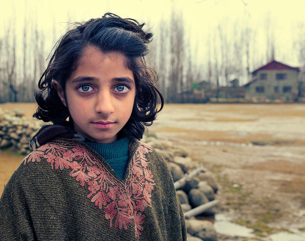 Kashmiri Girl art print by Haitham Al Farsi for $57.95 CAD