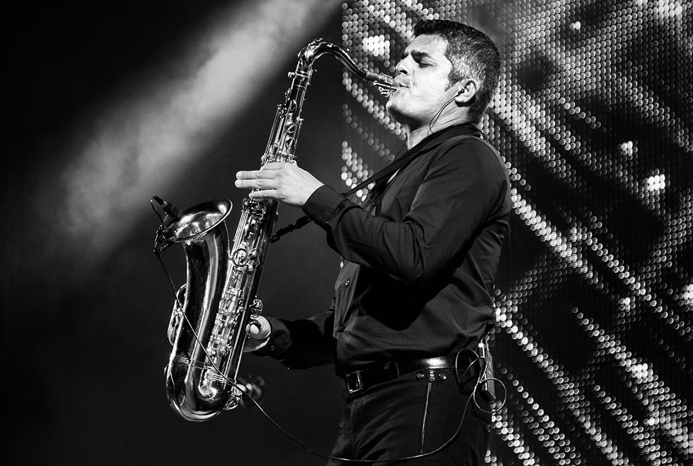Romantic Saxofone art print by Fernando Alves for $57.95 CAD
